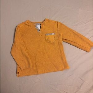 Zara Kids Mustard Long Sleeve Tee